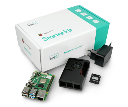 Nettop/Mini-PC Raspberry Pi Zestaw 4B WiFi 4GB RAM, 32GB, akces., 1 went.